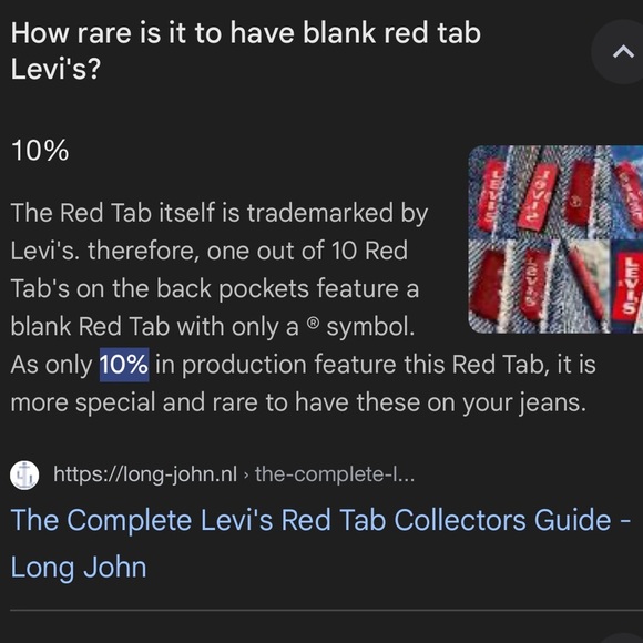 Levi's Men's rare blank 514 Dark Blue Jeans W29 L32 - Picture 15 of 16